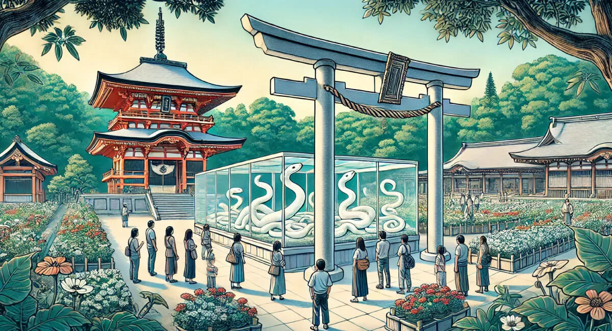 福岡県大川市の三宝神社で白ヘビの赤ちゃん10匹が誕生！幸運の象徴と話題に【巳年】