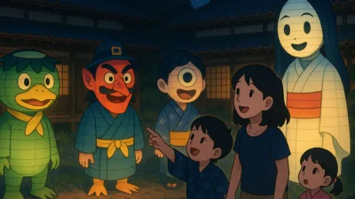 奇怪夜行 ― 妖怪提灯アート展〈御花×伊藤権次郎商店〉2025｜夜の柳川に妖怪が出現！