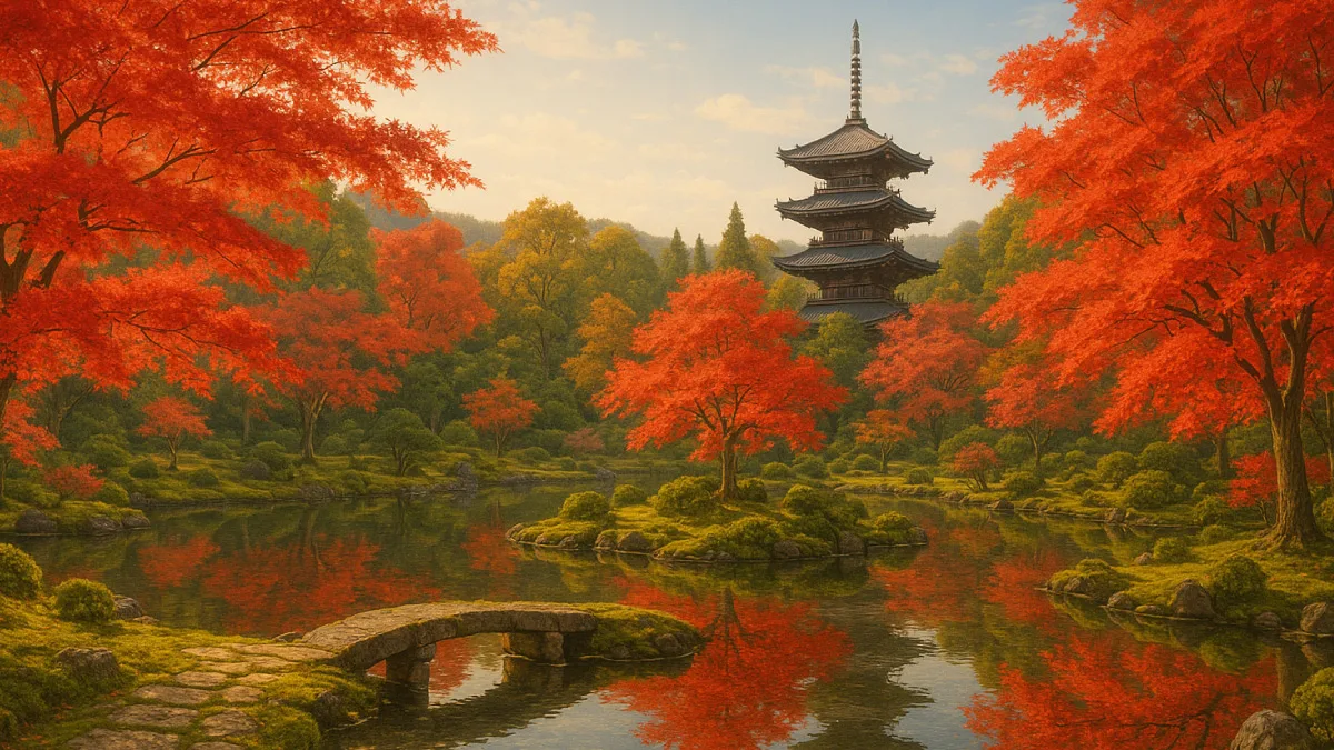 みやま市 清水寺本坊庭園の紅葉2025｜雪舟築庭の名勝を堪能