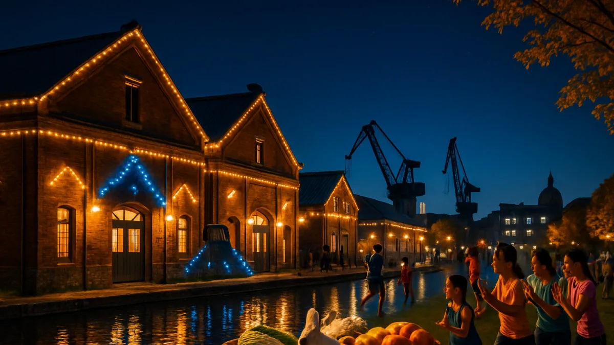 三池港イルミネーション2025｜世界遺産を彩る光