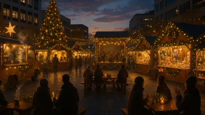 久留米クリスマスマーケット2025｜六角堂広場で年末のクリスマス気分を満喫