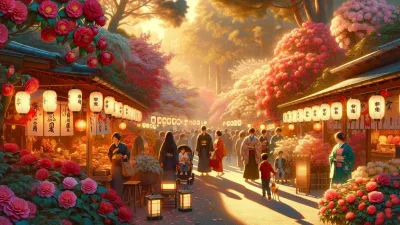 久留米市で開催される第17回 久留米つばきフェア、2026年3月14日スタート