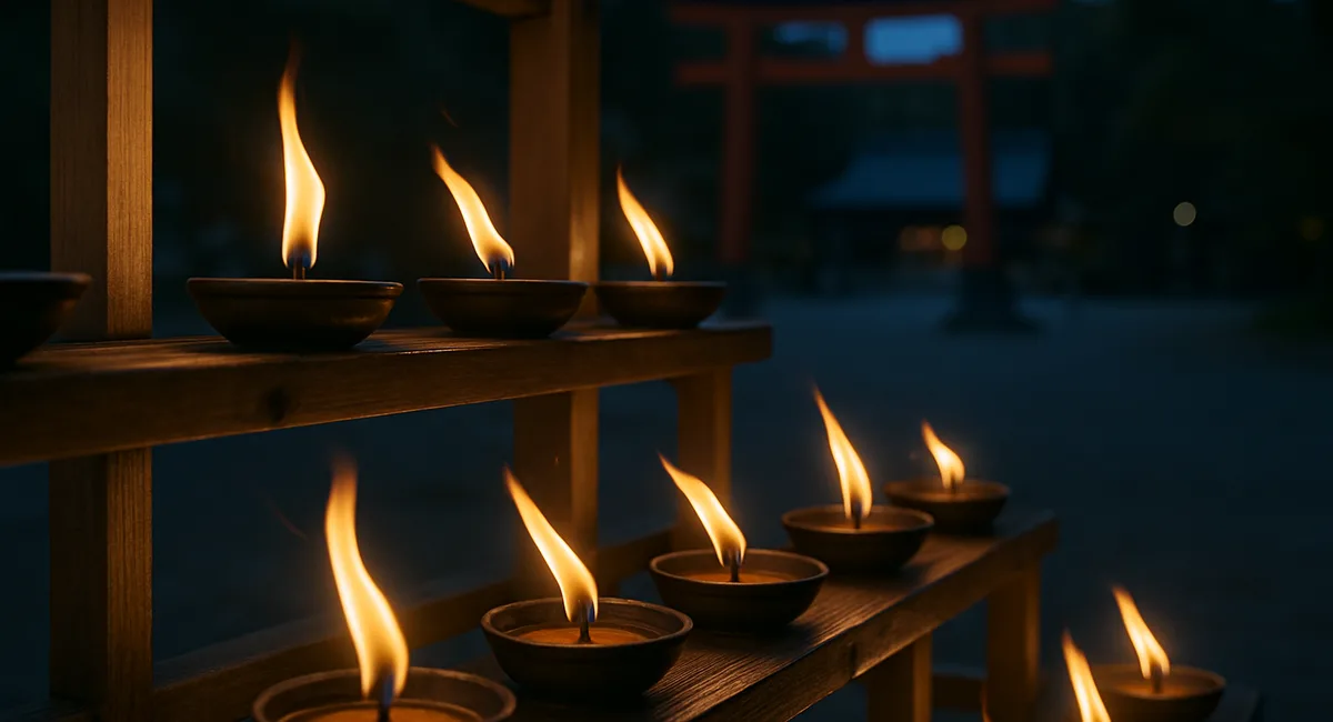 溝口竈門神社千灯明祭2026のイメージ画像（実際の公演を撮影した写真ではありません）